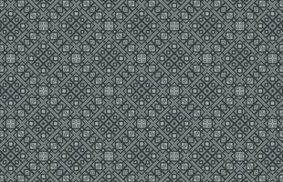 Grey square fabric design pattern vector