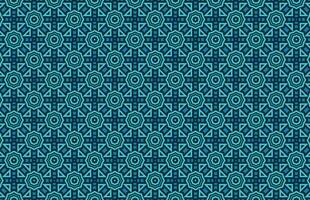 Blue design fabric Colorful pattern vector