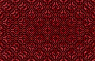 Red design fabric pattern vector