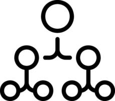 algorithm line icon vector
