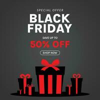 black friday ads shopping banner flyer brochure social media post template vector design