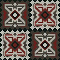 Seamless Navajo Aztec abstract geometric art Ethnic hipster vector background, wallpaper, fabric design, fabric, tissue, cover, textile template