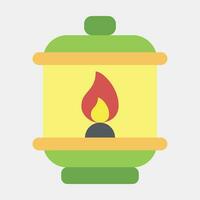 Icon lantern. Diwali celebration elements. Icons in flat style. Good for prints, posters, logo, decoration, infographics, etc. vector