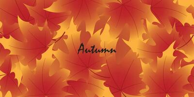 Abstract background design with autumn theme. vector