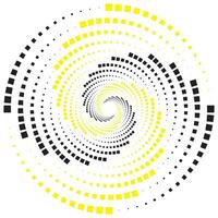 simple abstract yelloe,black color square pattern vector