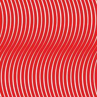 abstract red color seamlees wavy pattern vector
