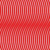 abstract red color seamlees wavy pattern vector