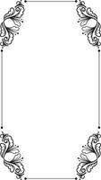 Black Ornamental Frame vector