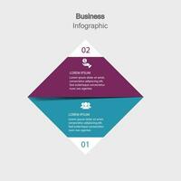 Infographic vector, graph. presentation. Business concepts, parts, steps, processes. Visualization of infographic data. Startup template. - Vector