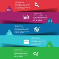 infografía vector, grafico. presentación. negocio conceptos, partes, pasos, procesos. visualización de infografía datos. puesta en marcha modelo. - vector