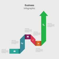 Infographic vector, graph. presentation. Business concepts, parts, steps, processes. Visualization of infographic data. Startup template. - Vector