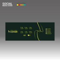 social media cover banner for any use vector