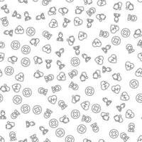 Heart, Cross, Doctor, Pulse, Nurse Seamless Pattern. Perfect for web sites, postcards, wrappers, stores, shops vector