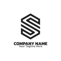 Modern Logo Design With Monogram Style vector