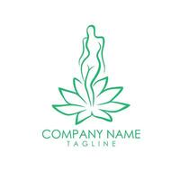 Medical Marijuana logo design vector