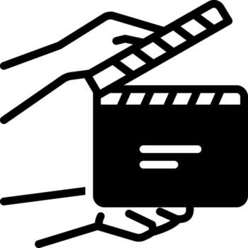 solid icon for actions vector