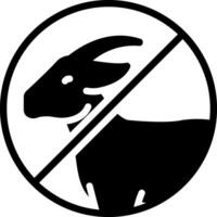 solid icon for beastiality vector