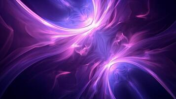 abstract fractal background in purple tone color  . Generative AI photo