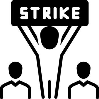 solid icon for strike vector