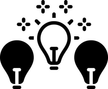 solid icon for differently vector