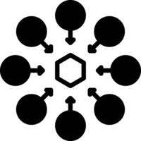 solid icon for emphasis vector