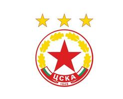 CSKA Sofia Club Logo Symbol Bulgarie League Football Abstract Design Vector Illustration