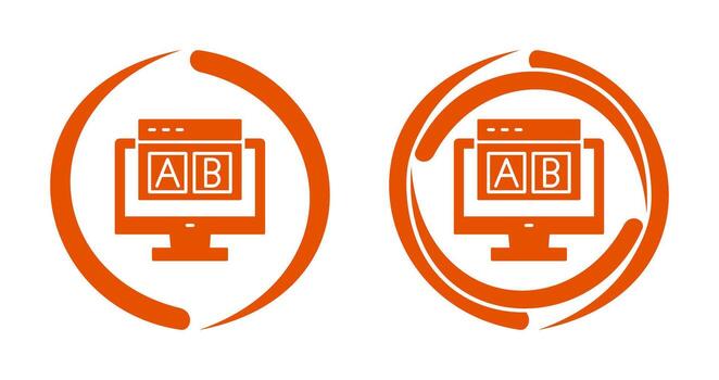 AB Testing Vector Icon