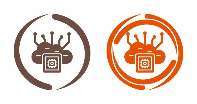 Cloud Computing Vector Icon