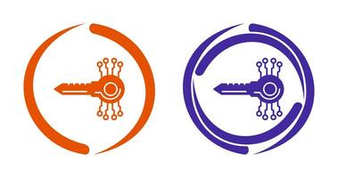 Key Code Vector Icon