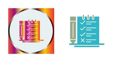 Survey Checklist Vector Icon
