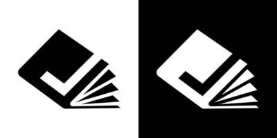 libro y cheque logo diseño icono vector ilustración