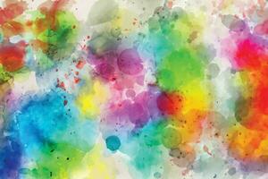 Abstract background with a colourful watercolour splatter design vector