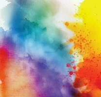 Abstract background with a colourful watercolour splatter design vector