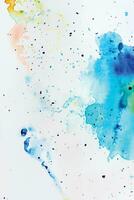 Abstract background with a colourful watercolour splatter design vector