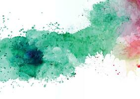 Abstract background with a colourful watercolour splatter design vector