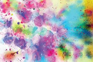 Abstract background with a colourful watercolour splatter design vector