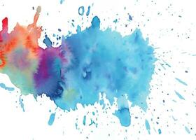 Abstract background with a colourful watercolour splatter design vector