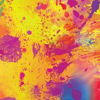 Abstract background with a colourful watercolour splatter design vector