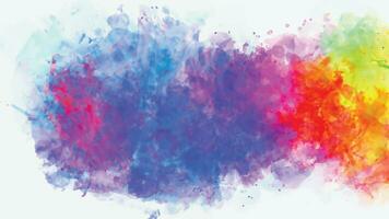 Abstract background with a colourful watercolour splatter design vector