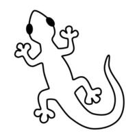 house lizard coloring pages for kids vector