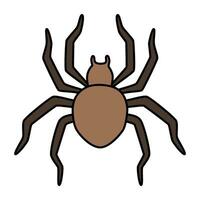 a spider icon on a white background vector