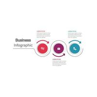 Infographic vector, graph. presentation. Business concepts, parts, steps, processes. Visualization of infographic data. Startup template. - Vector