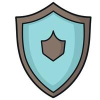 Shield Protect badge vector illustration, Shield Vector clipart