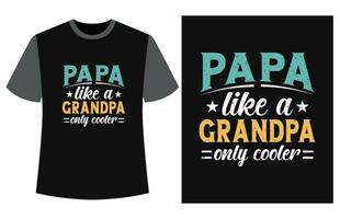 Happy Grandparents Day t-shirt vector, funny vintage Grandparents Day t-shirt design vector