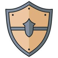 Shield Protect badge vector illustration, Shield Vector clipart