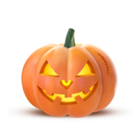 3d interpretazione Halloween pauroso ridendo zucca png