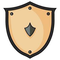 Shield Protect badge vector illustration, Shield Vector clipart