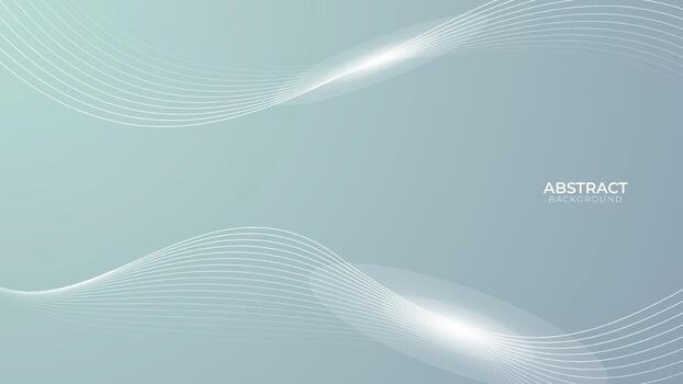 Wavy lines background with color gradient design vector