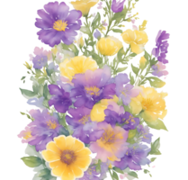 seamless mönster med blomma png