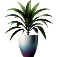 in vaso ornamento pianta. ai generativo png